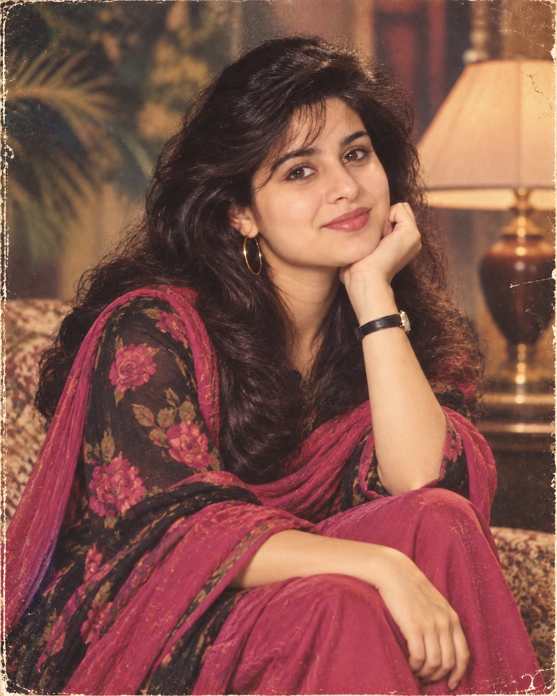 Retro Mall Portrait AI Photo Prompt – Vintage Studio Look - Image 1 of 2